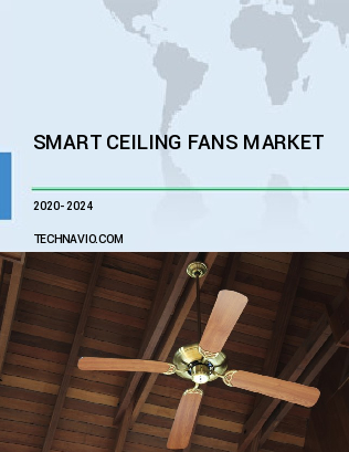 Smart Ceiling Fans Market by End-user, Distribution Channel, and Geography - Forecast and Analysis 2020-2024