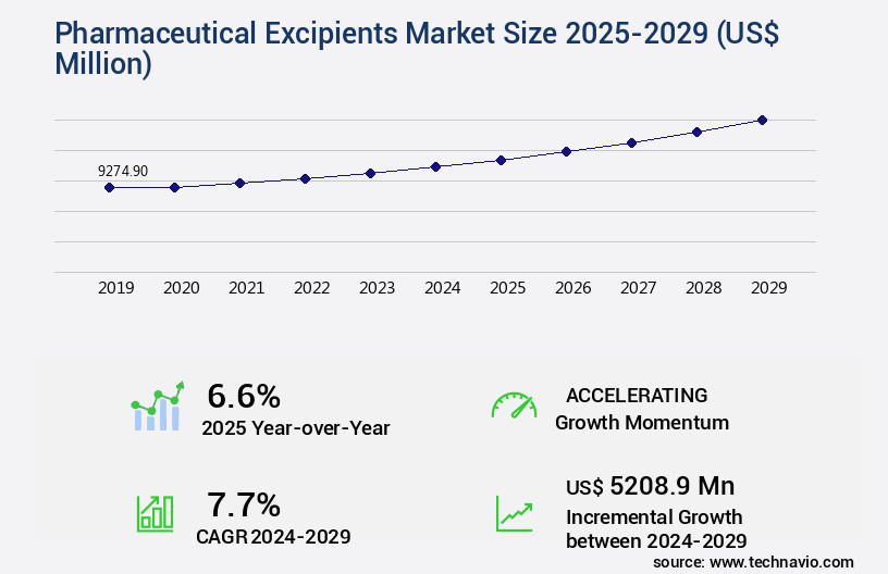 Pharmaceutical Excipients Market Size