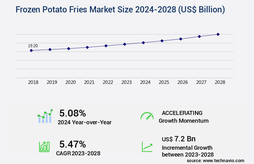 Frozen Potato Fries Market Size