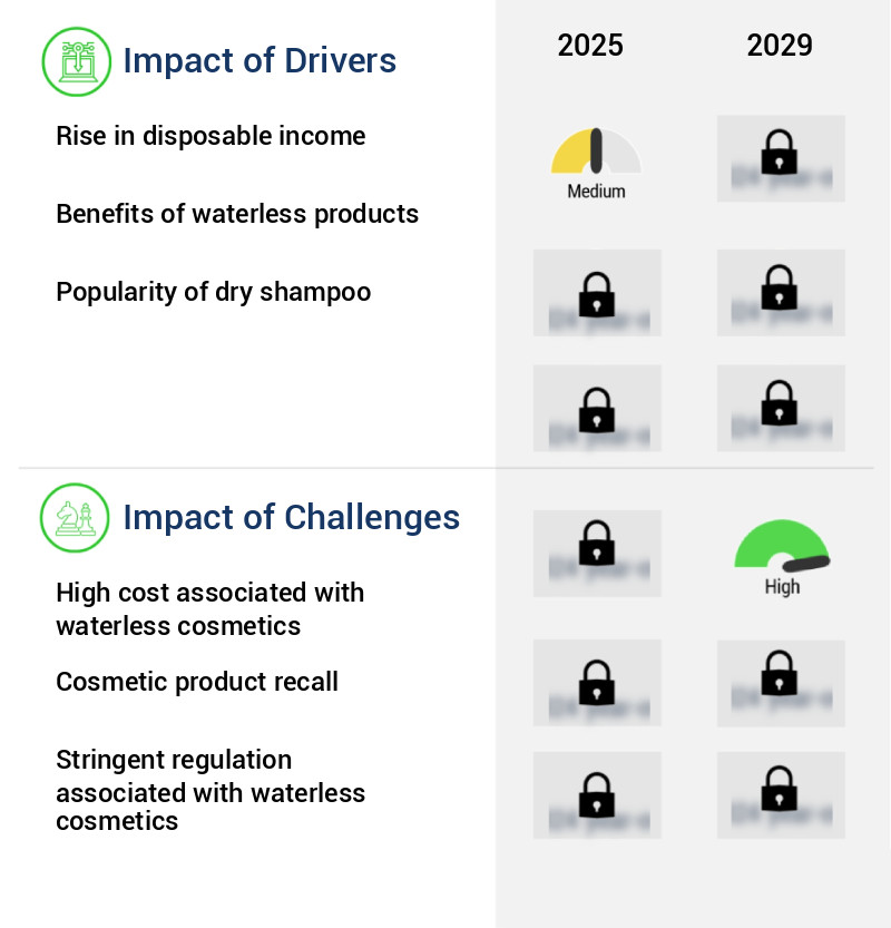 Waterless Cosmetic Market Size
