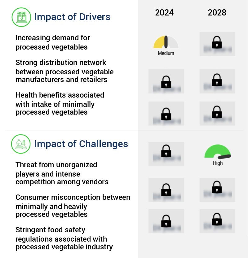 Processed Vegetable Market Size