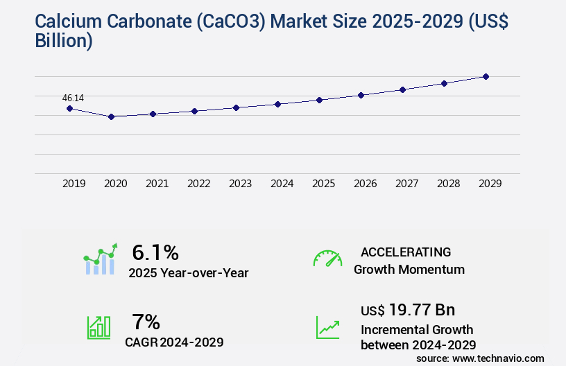 Calcium Carbonate (CaCO3) Market Size