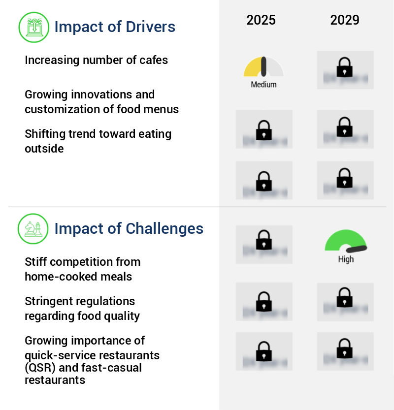 Cafe Market in Australia Size