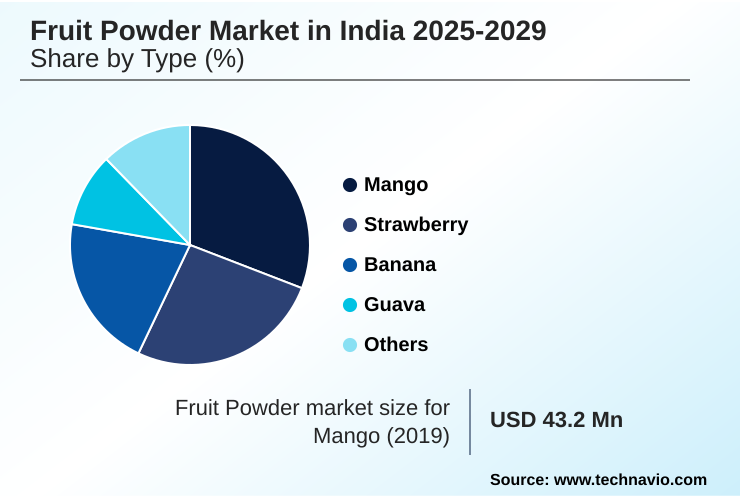 India Fruit Powder Market Market segmentation by region