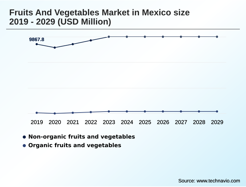 Mexico Fruits And Vegetables Market Segmentation