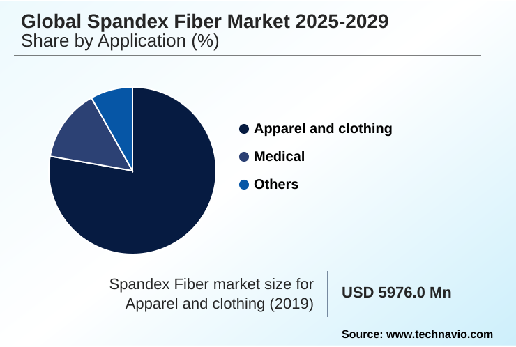 Spandex Fiber Market Market segmentation by region