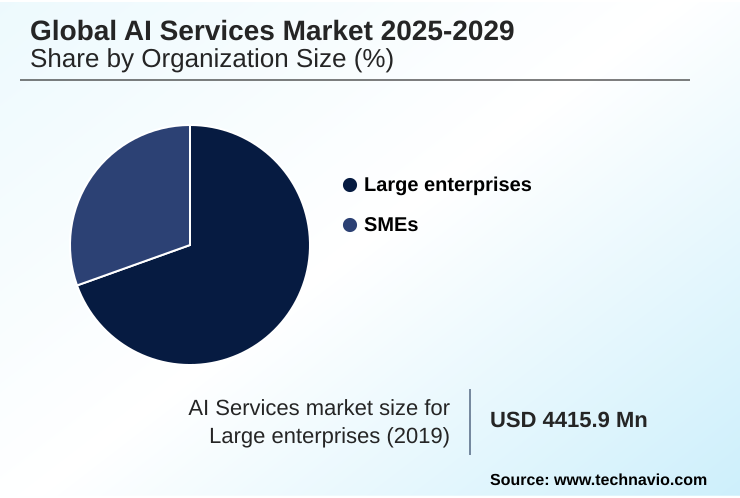 AI Services Market Market segmentation by region