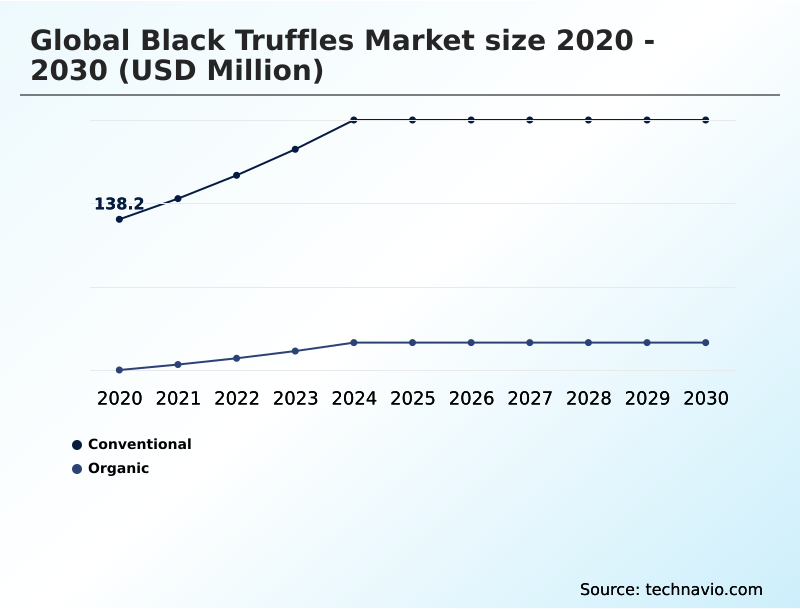 Black Truffles Market Analysis, Size, and Forecast 2026-2030: Europe (Spain, France, and Italy), North America (US, Canada, and Mexico), APAC (China, Japan, and Australia), South America (Brazil, Argentina, and Colombia), Middle East and Africa (UAE, Saudi Arabia, and South Africa), and Rest of World (ROW)